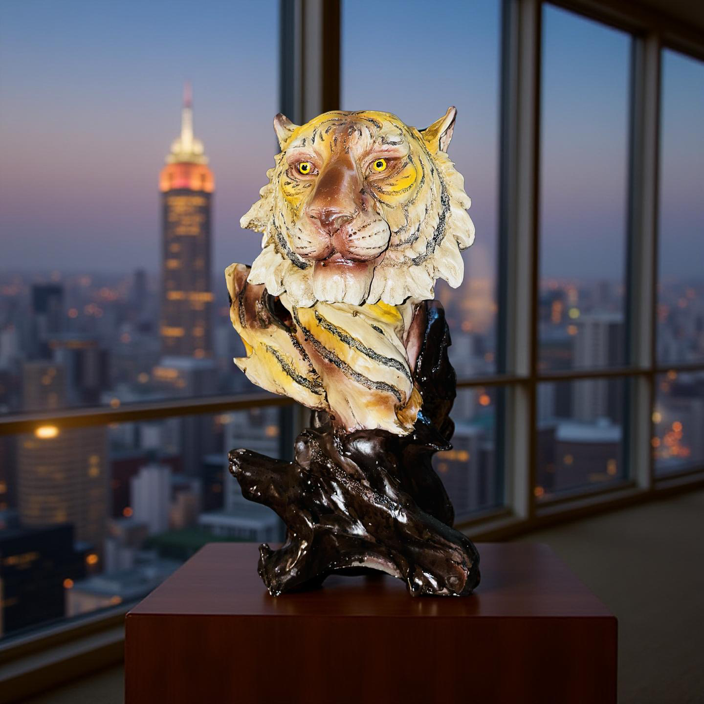 🐯 Majestic Tiger Bust Sculpture