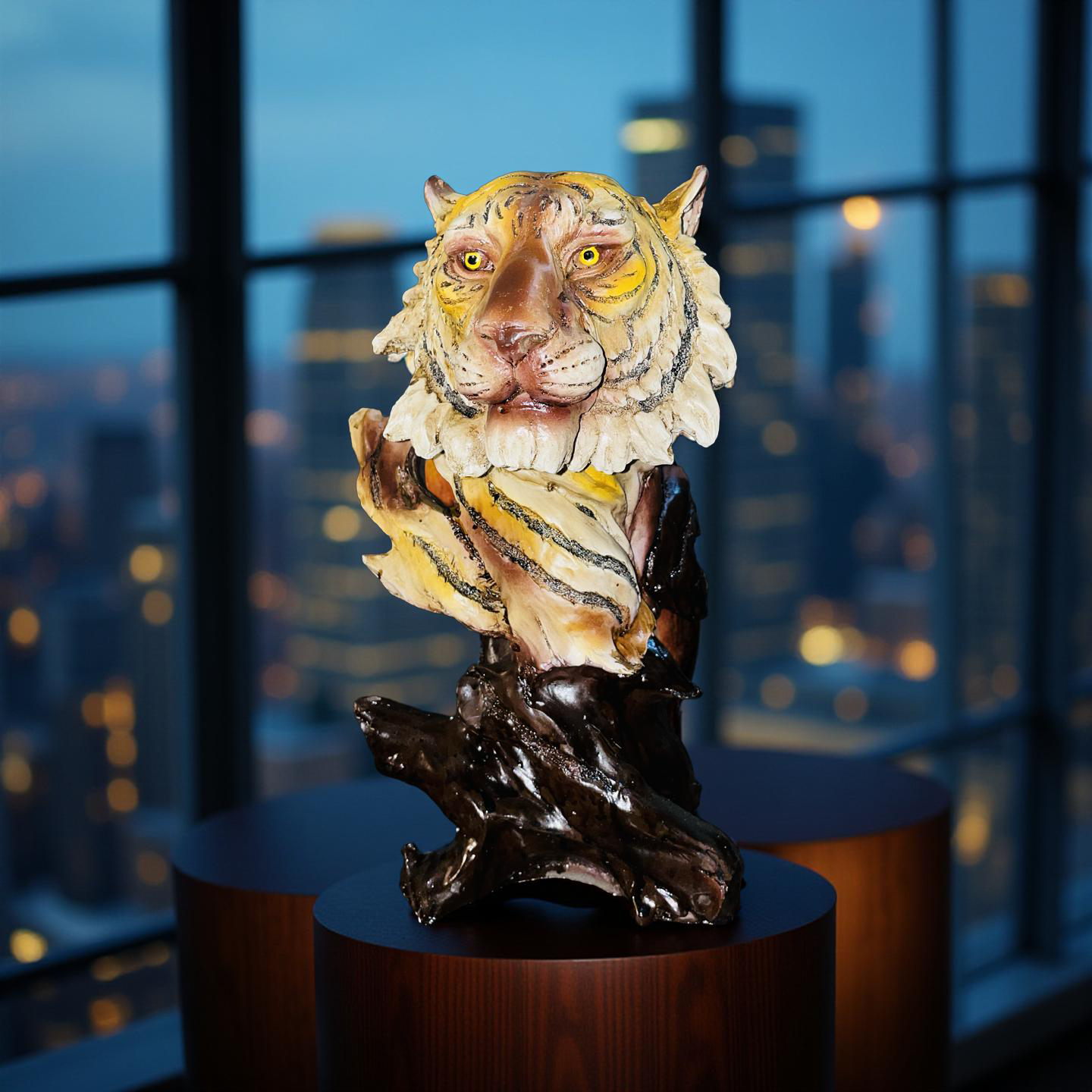 🐯 Majestic Tiger Bust Sculpture