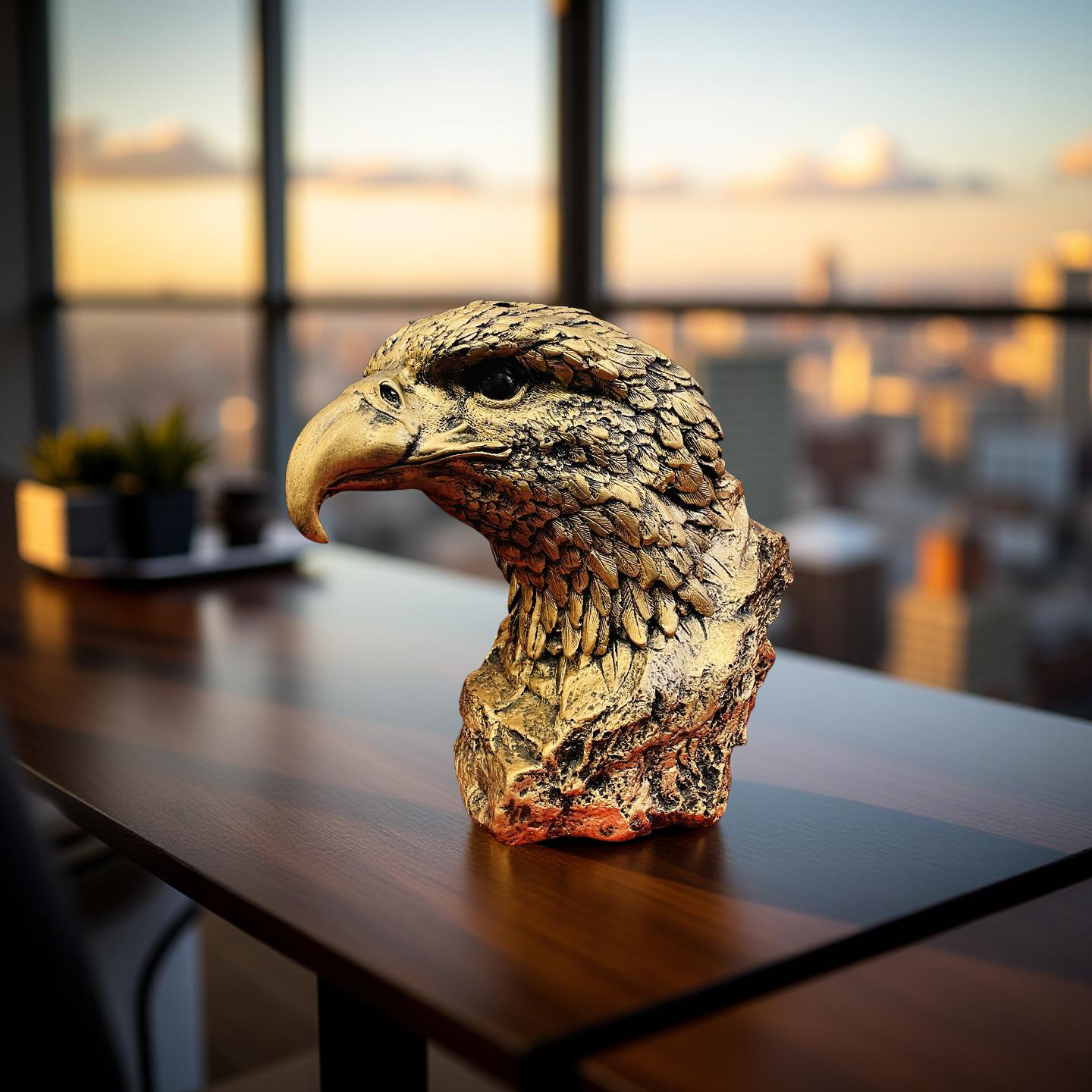 Eagle’s Vigil – Majestic Eagle Head Bust