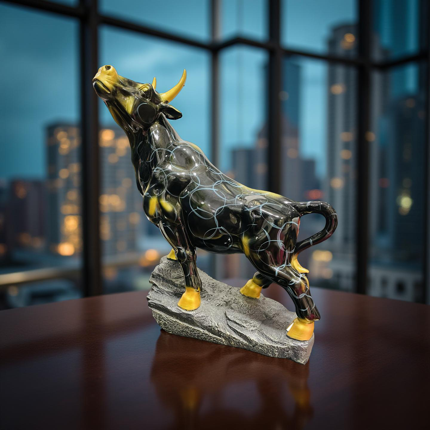 Majestic Bull Figurine – Strength & Power Decor