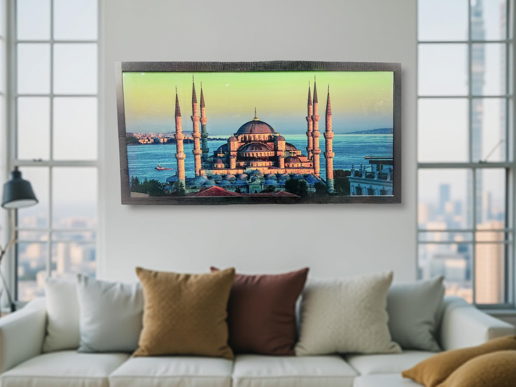Sunset Serenity – Blue Mosque Istanbul Wall Frame