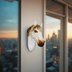 Majestic Steed – Wall Mounted Horse Head Sculpture