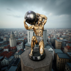 Titan’s Burden – Atlas Strength Sculpture