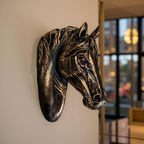 Regal Bronze Stallion – Wall Art Sculpture
