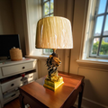 Majestic Lion Resin Table Lamp