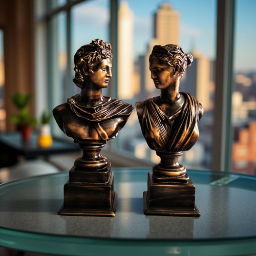 Apollo & Diana – The Divine Duo Sculpture Set