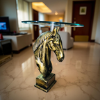 Golden Horse Head Coffee Table