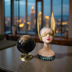 Blind Beauty – Modern Winged Muse Bust