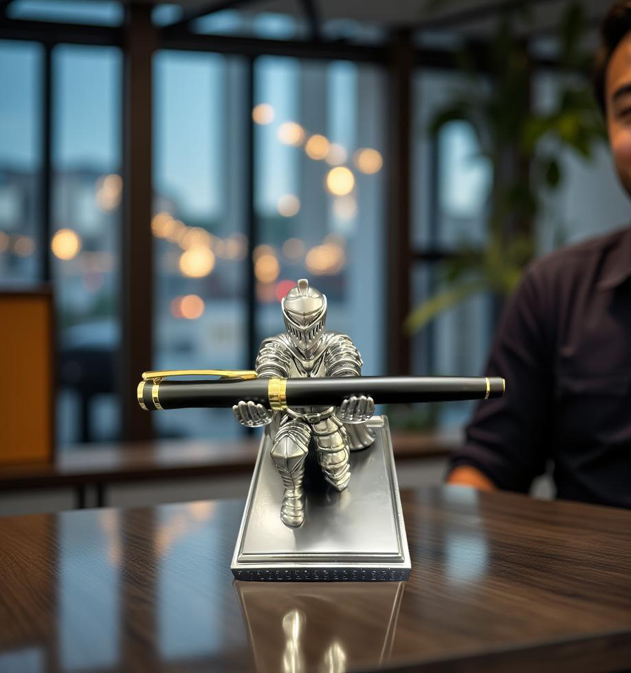Knight of the Desk – Pen Holder Decor