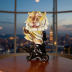 🐯 Majestic Tiger Bust Sculpture
