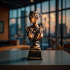 Diana of the Skyline – Marble Goddess Bust
