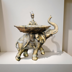 Royal Caravan – Tribal Elephant Bowl Figurine