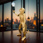 Golden Monkey Lamp – Standing Edition