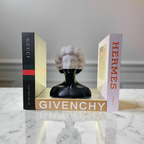 Resin Bust Bookend – Minimalist Face Sculpture
