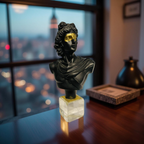 ⚜️ Golden Masked Apollo Bust