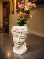 Floral Serenity Lady Face Planter