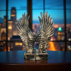 Celestial Wings – Angel Wing Bookends