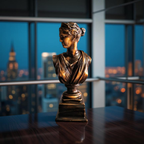 Diana of the Skyline – Marble Goddess Bust
