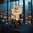 🐯 Majestic Tiger Bust Sculpture