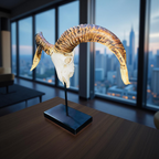 Ridgehorn Relic – Ram Skull Sculpture