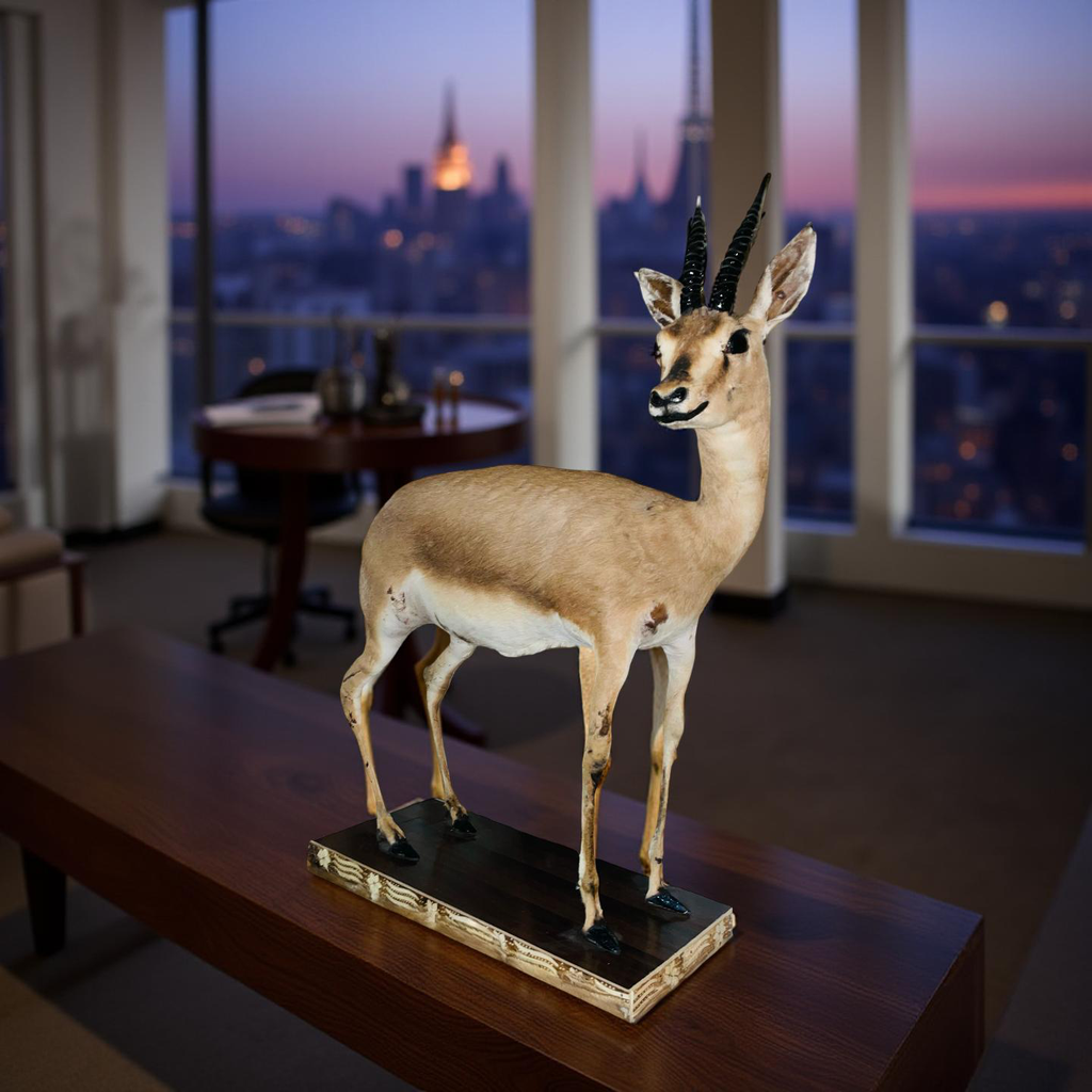 Real Stuffed Deer (Gazelle/Antelope) Taxidermy Decor