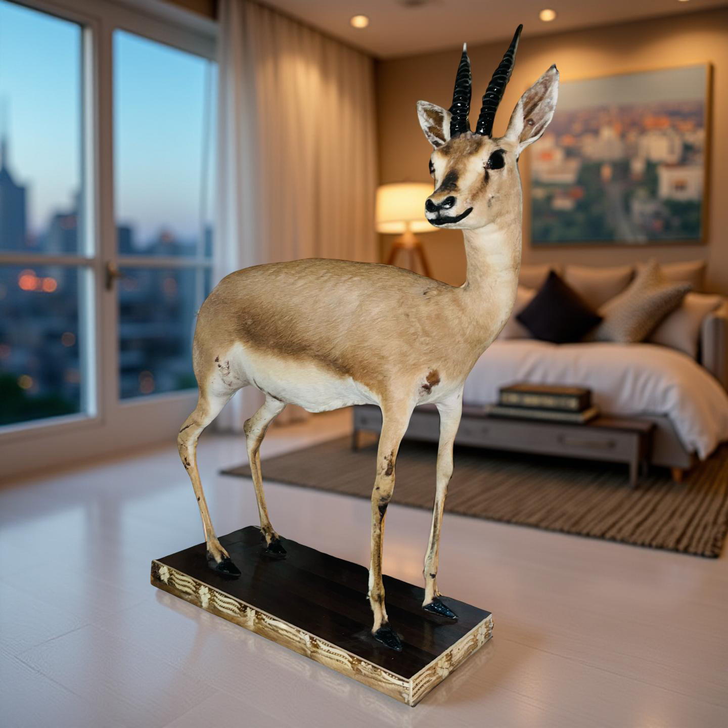 Real Stuffed Deer (Gazelle/Antelope) Taxidermy Decor