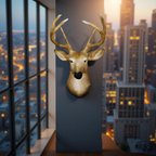 Majestic Stag Wall Sculpture