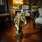 Golden Horse Head Coffee Table