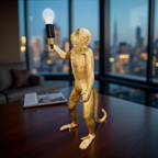 Golden Monkey Lamp – Standing Edition