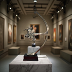 The Eternal Archer – Warrior with Bow Sculpture