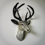 Golden Majesty Deer Wall Mount