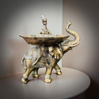 Royal Caravan – Tribal Elephant Bowl Figurine