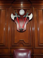 Twin Battle Axe Wall Décor