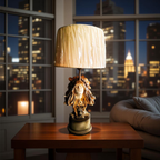 Native Chief Resin Table Lamp