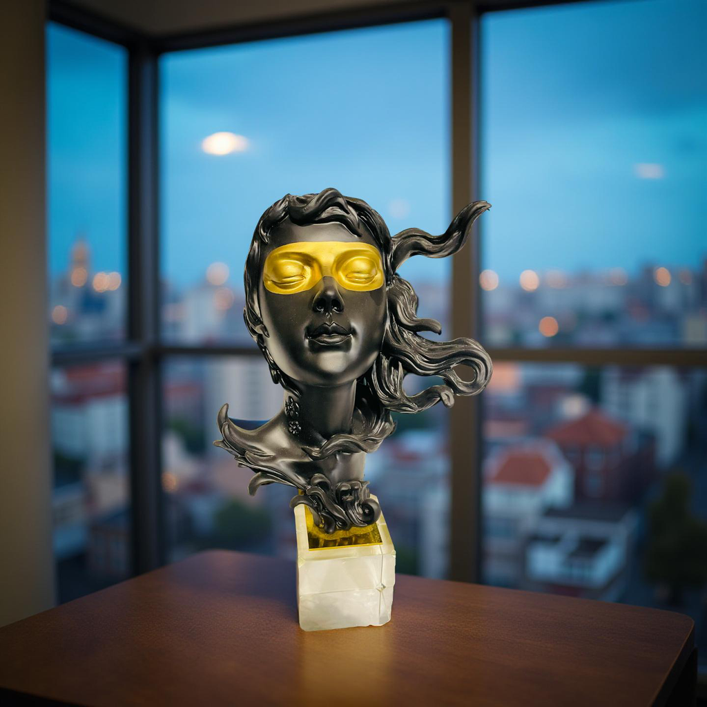 Serenity Woman Bust Sculpture