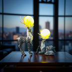 Deer Harmony Lamp Set