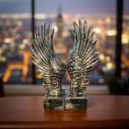 Celestial Wings – Angel Wing Bookends