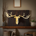 Majestic Stag Wall Sculpture