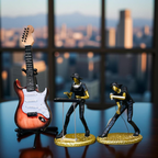Symphony Musician Figurines with Guitar Accent