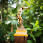 Tropical Sentinel – Toucan Perch Figurine