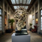 Majestic Mane – Regal Lion Bust