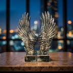 Celestial Wings – Angel Wing Bookends