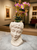 Floral Serenity Lady Face Planter