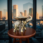 Royal Caravan – Tribal Elephant Bowl Figurine