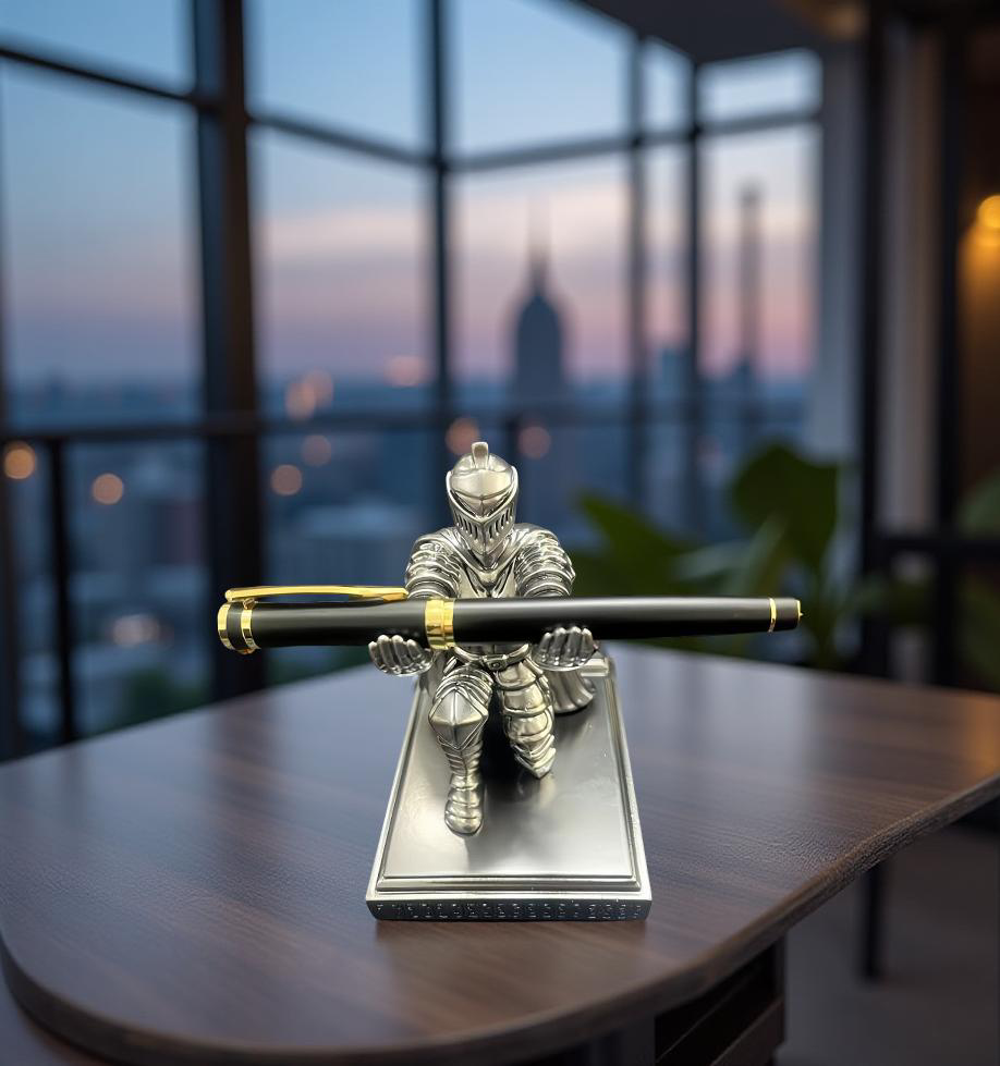Knight of the Desk – Pen Holder Decor