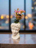 Floral Serenity Lady Face Planter