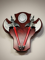 Twin Battle Axe Wall Décor