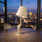 Royal Peacock Lamp – Elegant Table Decor