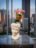 Floral Serenity Lady Face Planter