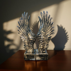 Celestial Wings – Angel Wing Bookends